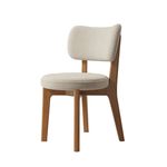 Wooden Home Furniture Leather Back Chair with Soft Cushion Kitchen Dining Restaurant Wood Dinner Chair