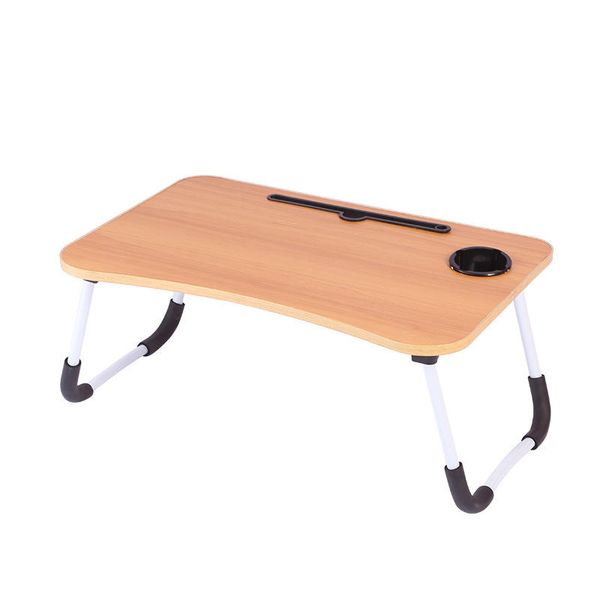 Ergonomic Foldable Portable Mdf Wood Home Office Bed Computer Laptop Lap Tray Desk Table