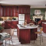 Artisanal Retro Wooden Cabinet Set with Island Counter | Handcrafted Storage for Luxury Villas & Dining Rooms