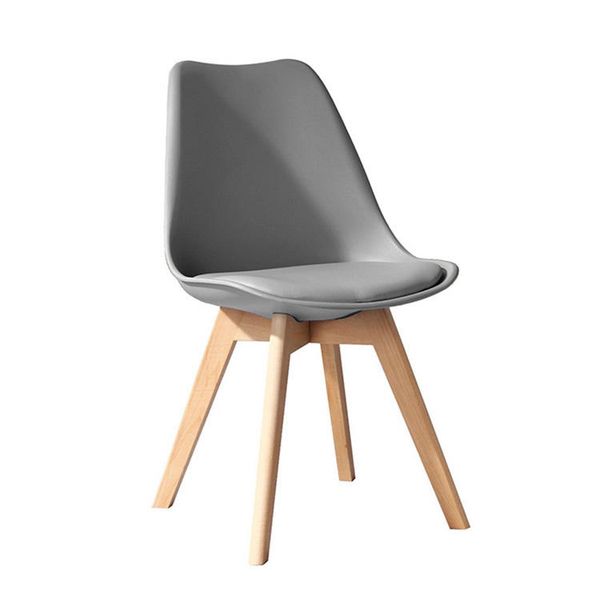 Wood Dining Chair With Cushion Set Modern Nordic Design Solid Office Home Home Furniture Packing Carton Kitchen Chairs Top Grade